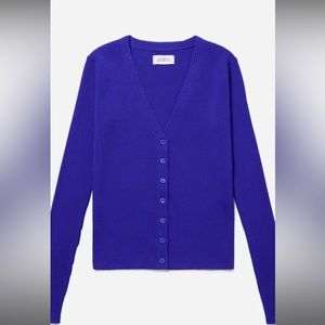 Saturdays NYC Lindsey Rib Knit Cardigan size S